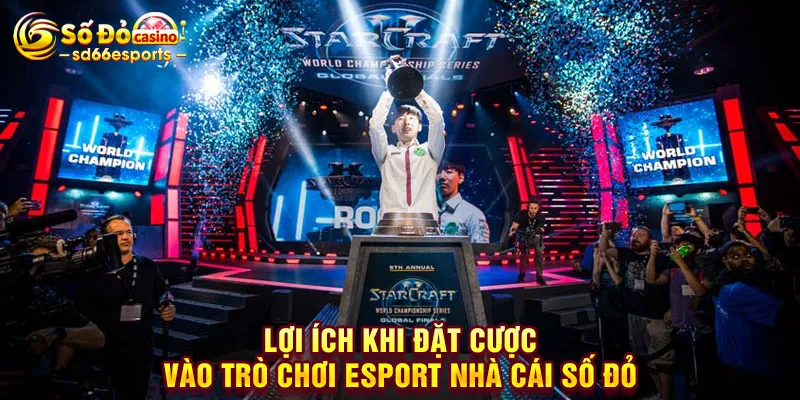 Lợi ích khi đặt cược vào trò chơi Esport nhà cái Số Đỏ