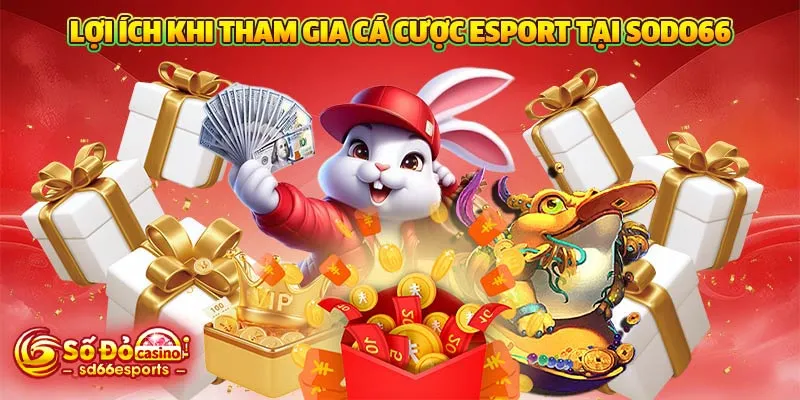 Lợi ích khi tham gia cá cược esport tại SODO66