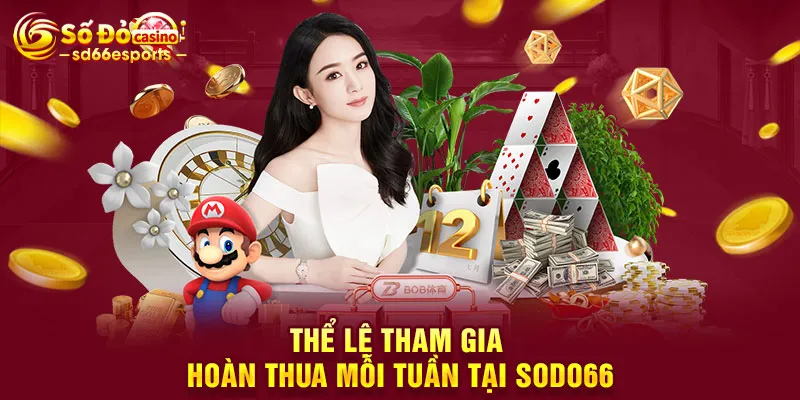 Thể lệ tham gia hoàn thua mỗi tuần tại SODO66