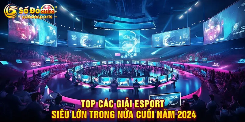 Top các giải Esport siêu lớn trong nửa cuối năm 2024